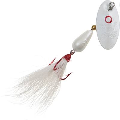 Silver White Feather Albino Red Hook
