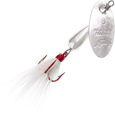 Silver White Feather All Silver Red Hook