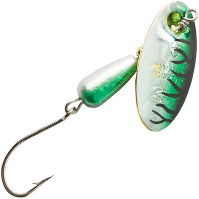 Tiger Green White Holographic Single Hook