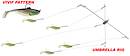 Umbrella Rig (5 Lures) SuperSilverHolo