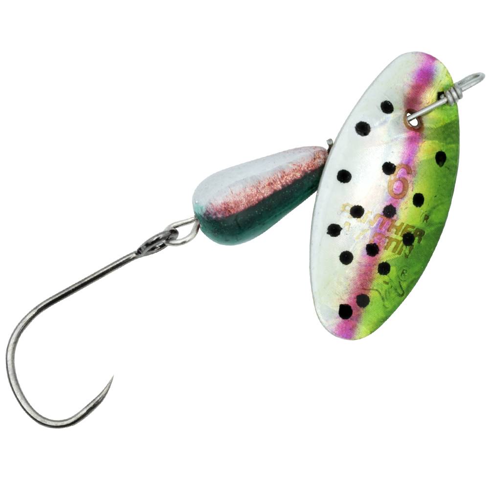 Panther Martin Single Hook Barbless, Great for Brook Trout, Brown Trout,  Rainbow Trout, Perch, Crappie and more