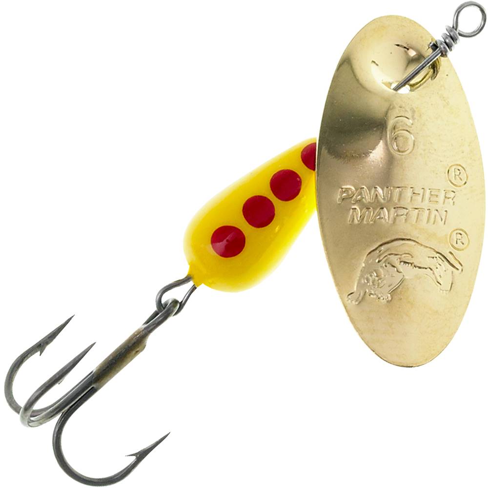 Panther Martin Salmon/Steelhead Spinner, Single Hook #4, 5-pk