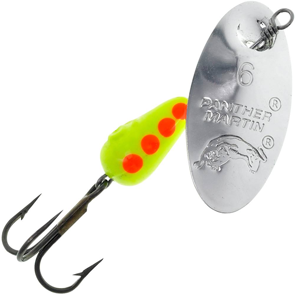 Brook Trout catching lures from Panther Martin (41 colors)