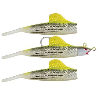 Chartreuse Critter BigFin™ 3-in-1 Eel Tail Weedless Swimbait