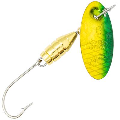 Dlx. Holo. Single Hook Gold/Green Holographic