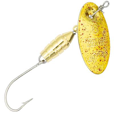 Dlx. Holo. Single Hook Gold/Red Speckled