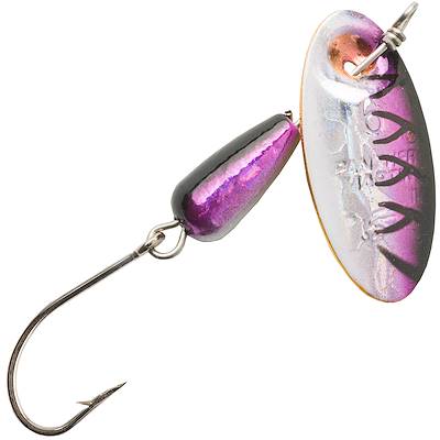 Tiger Purple White Holographic Single Hook