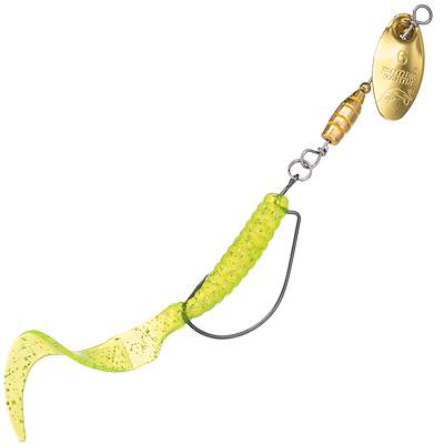 Chartreuse Silver Flake Lil' Curly WeedRunners™ Gold