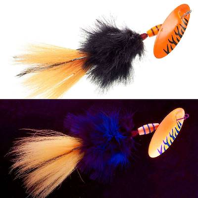 Fluorescent Orange FishSeeUV™ Muskie MaraBuck™