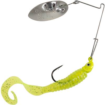 Chartreuse Silver Flake Sonic SizzleTail™ Silver