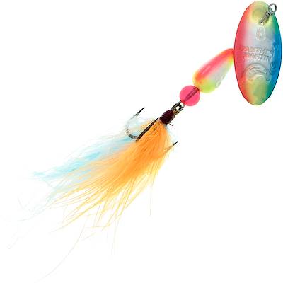 Orange/Wht/Blu FishSeeUV™ Marabou