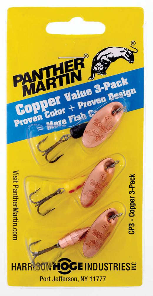 Panther Martin BE6 Best of The East Spinners Fishing Lure Kit - Assorted -  Pack of 6
