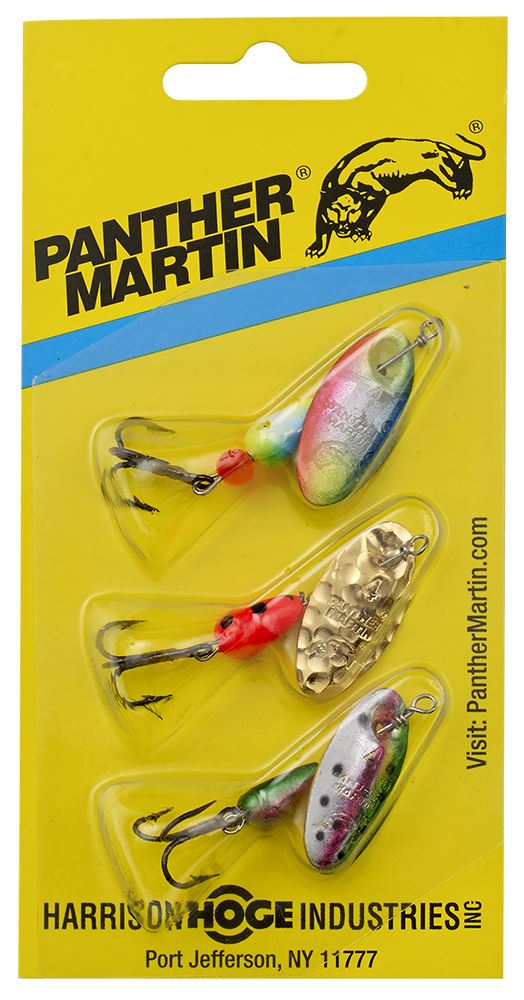 Panther Martin 1/8 oz Gold Blade Ylw/Rd - Whitney's Hunting Supply