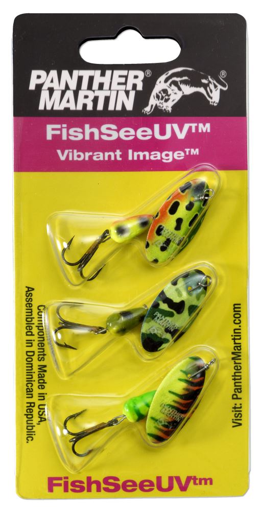  Panther Martin BOB3 Best of The Best Spinners Fishing Lure Kit  - 1/8 oz - Assorted - Pack of 3 : Sports & Outdoors